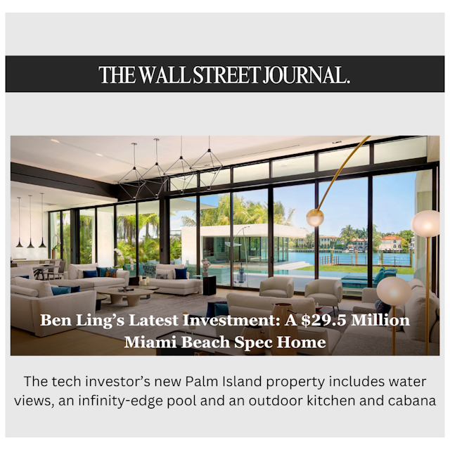 135 Palm Ave the Wall Street Journal
