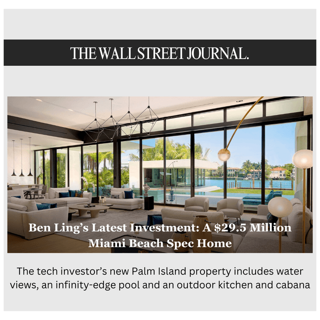 135 Palm Ave the Wall Street Journal